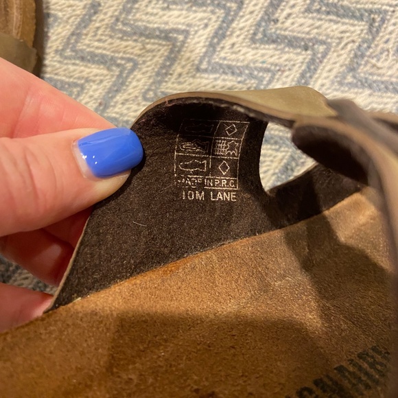 CUSHIONAIRE Lane Tan Double Buckle Cork Footbed Sandals – Size 10 - Picture 9 of 9